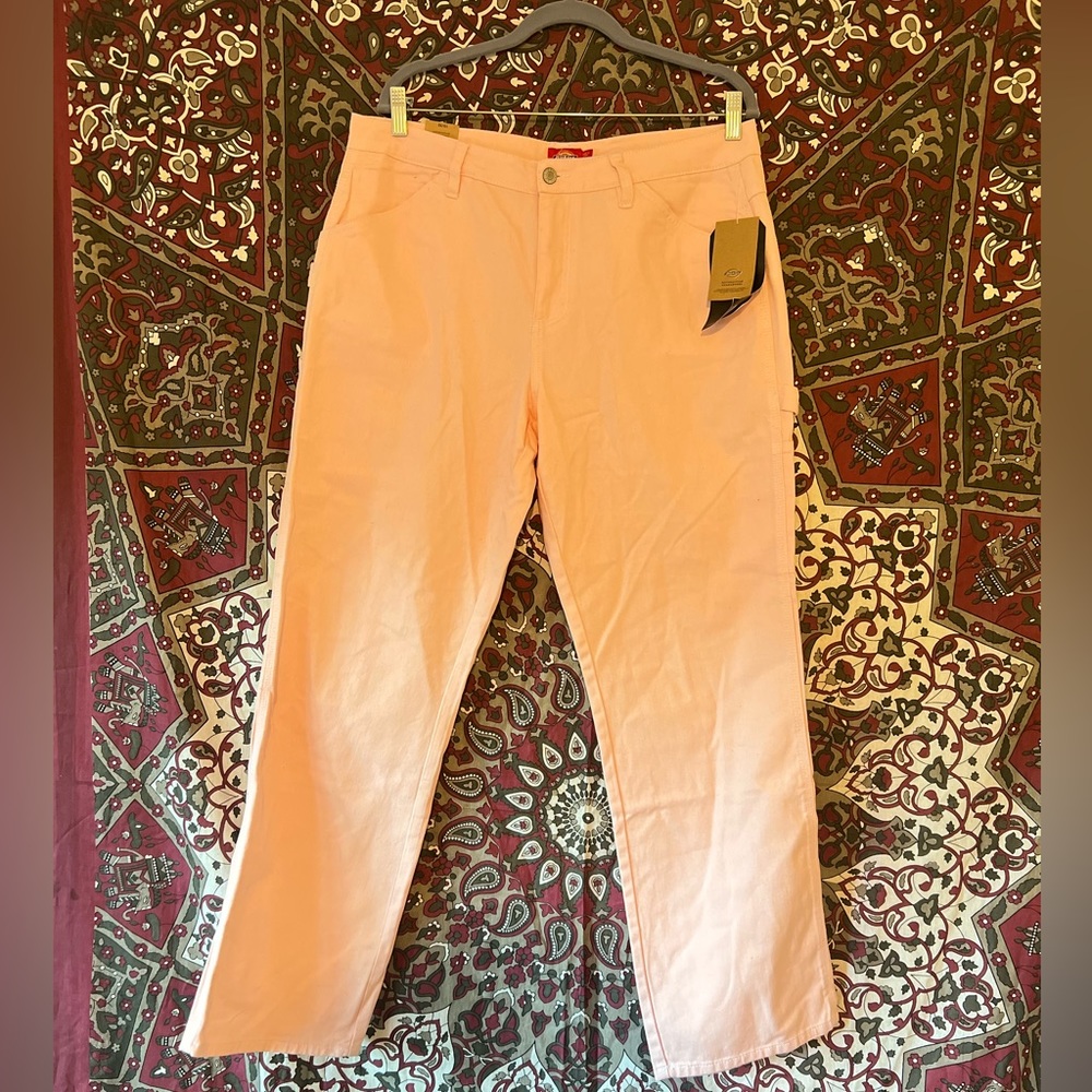 NWT pink dickies carpenters jeans